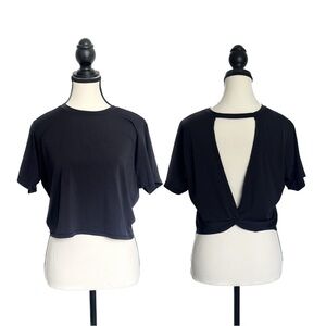 Fabletics Maya Powertouch Open Twist Back Crop Top